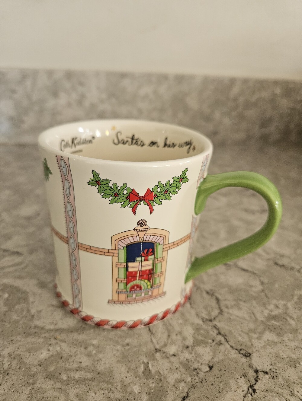 Cath Kidston Christmas doll house England Tea Coffee Cup MUG New